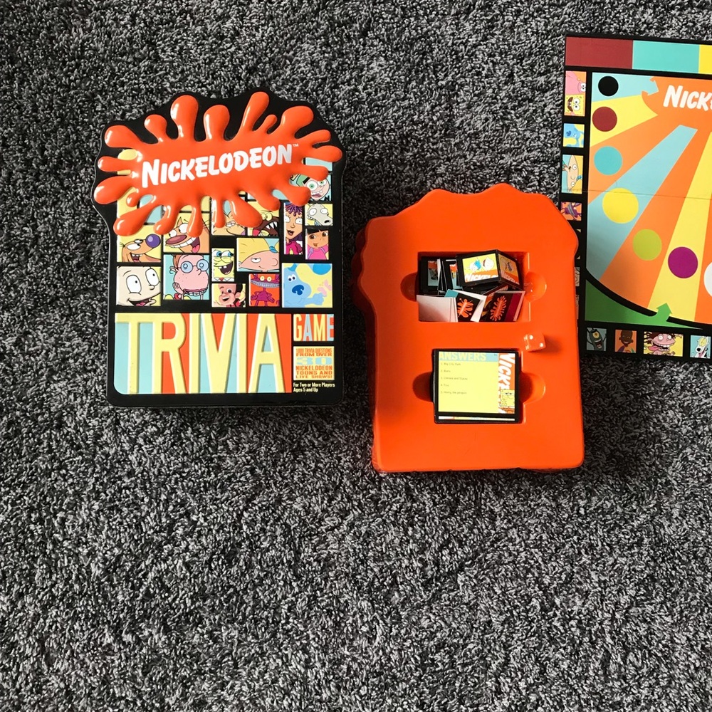 Nickelodeon Vintage trivia Game